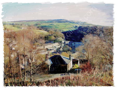 Overlooking Hebden Bridge